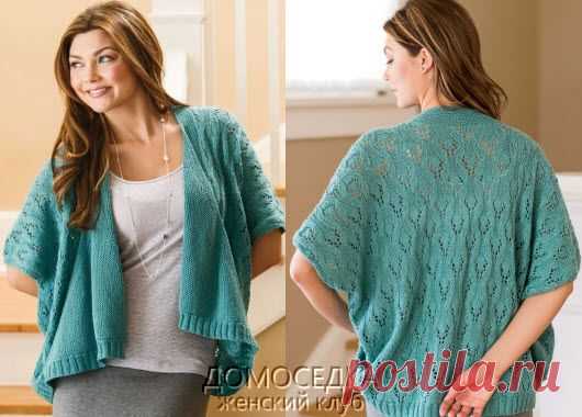 Ажурный жакет | ДОМОСЕДКА