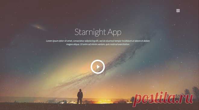 Шаблон промо-сайта Landing Page