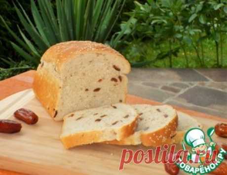 Сладкий медовый хлеб с финиками