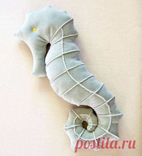Качество Швейные Учебники: Морской конек Pattern Подушка из Matsutake
