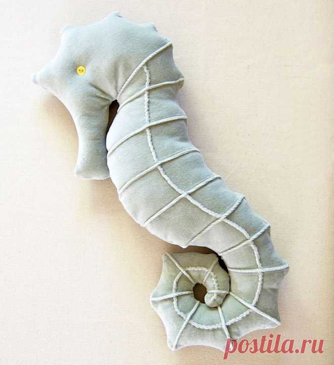 Качество Швейные Учебники: Морской конек Pattern Подушка из Matsutake