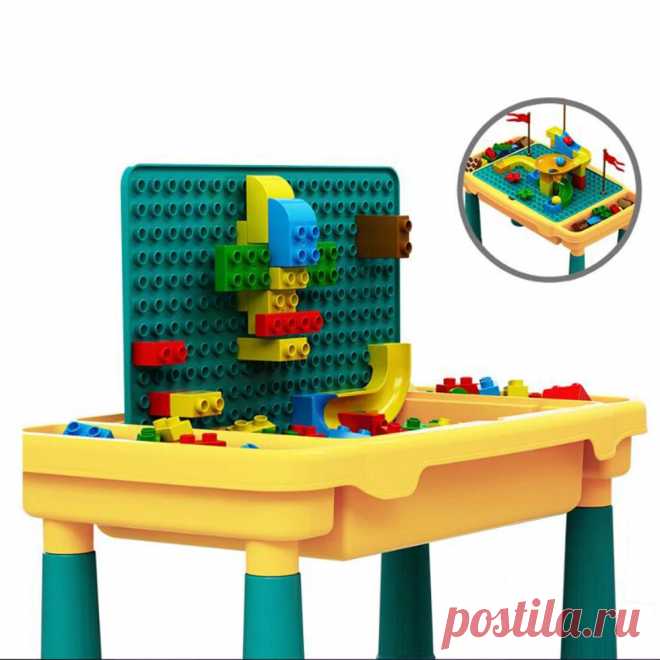 Multi-functional compatible with building block learning table for children education toys Sale - Banggood.com