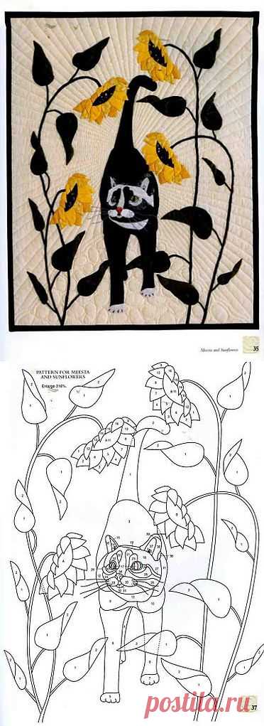 АППЛИКАЦИИ КОТОВ СО СХЕМАМИ.