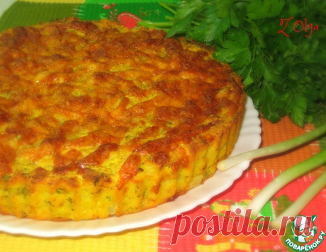 Яркий луковый пирог – кулинарный рецепт