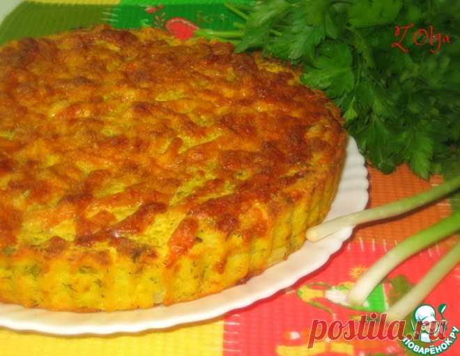 Яркий луковый пирог – кулинарный рецепт
