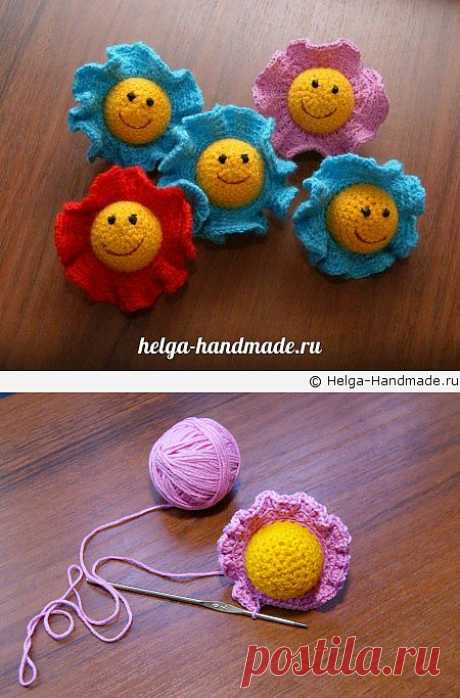 Вязанная погремушка своими руками, мастер-класс | helga-handmade.ru