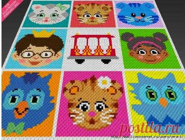 Детское покрывало - пэчворк. Автор - Two Magic Pixels