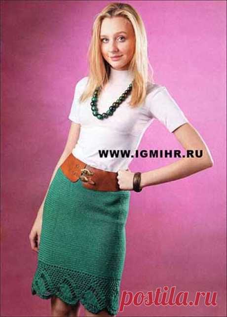 ЮБКА С АЖУРНОЙ ОТДЕЛКОЙ