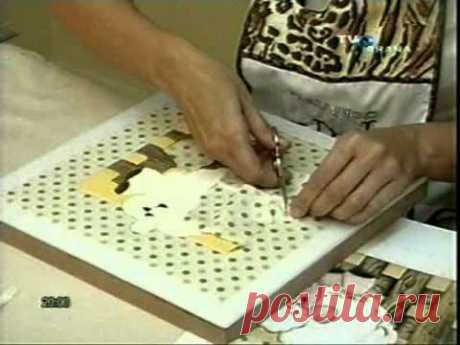 Patchwork no isopor quadro