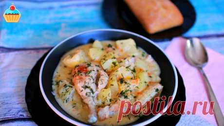 Сливочный СОУС ИЗ КУРИЦЫ или Тушеная курица с картофелем - ну, оОчень вкусная!й! Густой сливочный соус из курицы и картофеля по рецепту Семейной кухни. Сообщества Gallina Blanca в VK: https://vk.com/gallina.blanca https://vk.com/fastcommu...