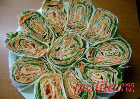 20 самых вкусных начинок для рулета из лаваша!