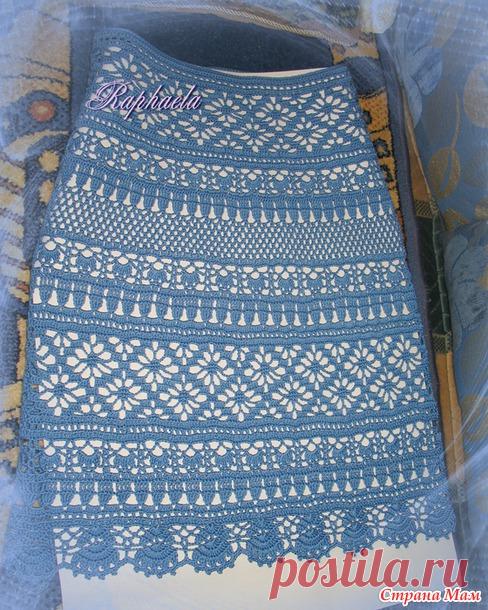*Юбка по мотивам знаменитого костюма от ДольчеГаббана - Все в ажуре... (вязание крючком) - Страна Мам