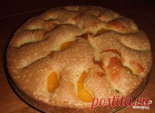Шарлотка с яблоками и персиками - пошаговый кулинарный рецепт на Повар.ру