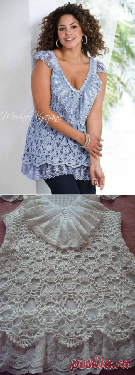 Кофточки крючком для немодельных дам - Crochet Modnoe Vyazanie