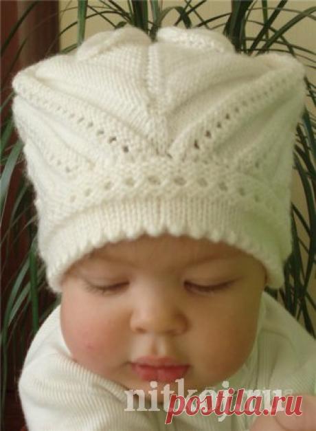Шапочка спицами малышу » Ниткой - вязаные вещи для вашего дома, вязание крючком, вязание спицами, схемы вязания