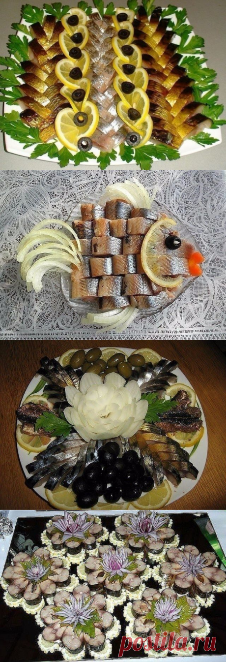 Оформление рыбной нарезки — Сделай сам, идеи для творчества - DIY Ideas