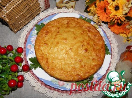 Сырно-картофельный пирог - кулинарный рецепт
