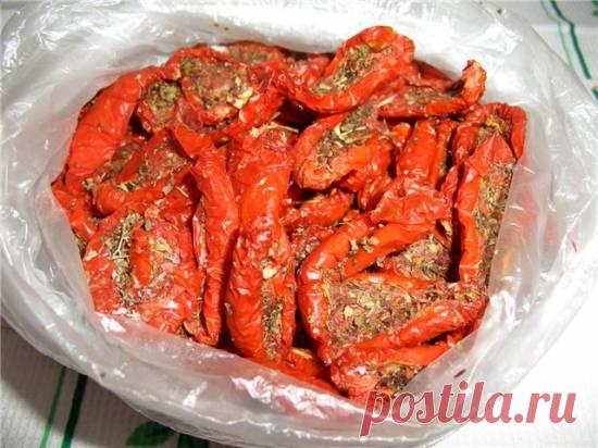 Томаты вяленые (сырой способ) - ХЛЕБОПЕЧКА.РУ - рецепты, отзывы, инструкции