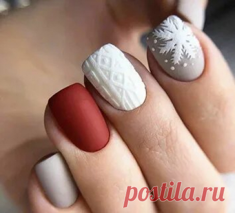 маникюр на новый год на короткие ногти матовый: 2 тыс изображений найдено в Яндекс Картинках