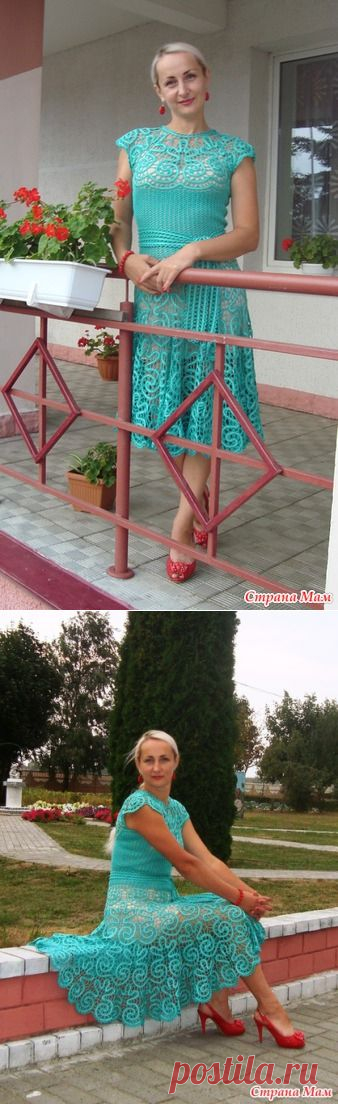 Платье-брюгге. Довела до ума))) - Вязание - Страна Мам