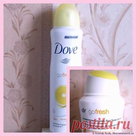 Дезодорант-антиперспирант Dove Go Fresh грейпфрут и лемонграс - «Лемонграссовый (лимонная трава)» | Отзывы покупателей