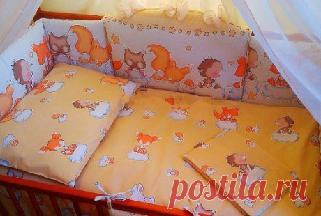 Постельное белье для новорожденных своими руками