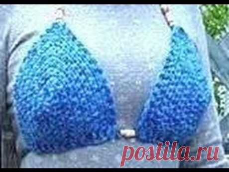 HOW TO CROCHET A BIKINI TOP - YouTube