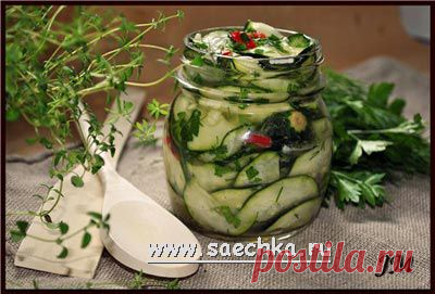 Кабачки маринованные.