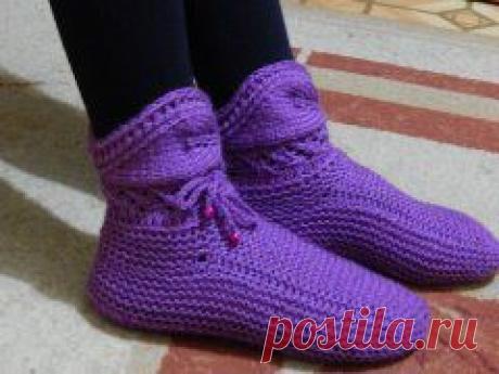 Вязаная обувь (Общий) Добавляем свои работы!