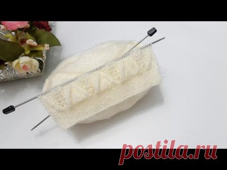 İki şiş örgü modeli / çeyizlik yelek hırka örgü modelleri / knitting pattern