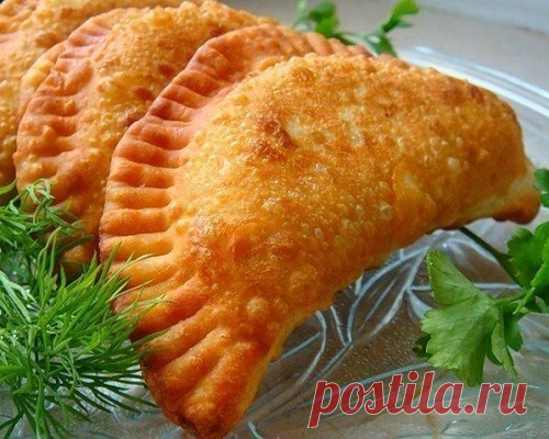 Чебуреки с сыром и грибами