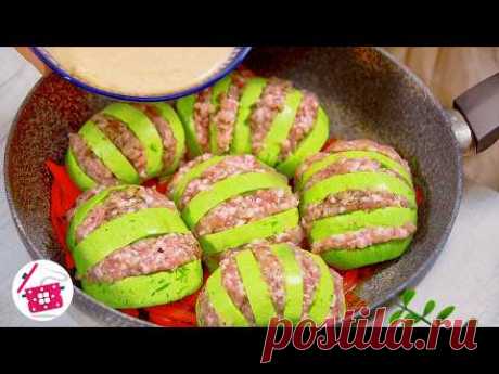 😍 Мой муж просит готовить эти КАБАЧКИ каждый день! Вкусный рецепт кабачков! Быстрый и простой рецепт