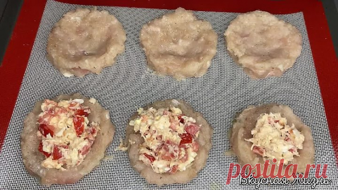 Запечённые котлеты под вкусной шубкой