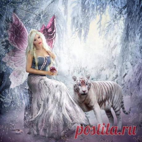 Алмазная мозаика "Королева фей" [размер 50*50 см.] - 2550 руб. - под заказ