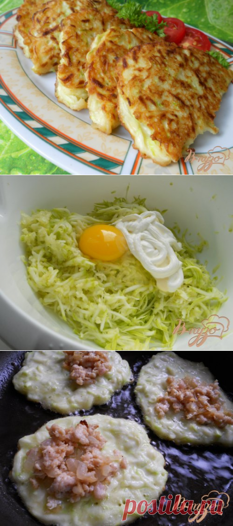 Кабачковые пирожки с мясом - пошаговый рецепт с фото