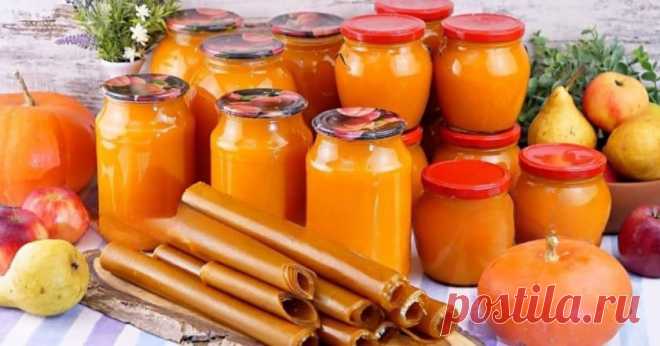 Сладкие заготовки из тыквы на зиму: 3 золотых рецепта