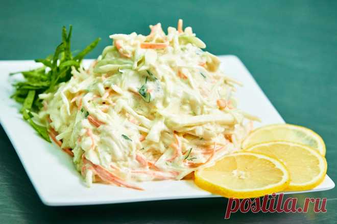 Просто и быстро! Классический американский салат Cole slaw (Коул Слоу) — Вкусные рецепты