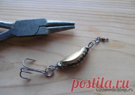 Окуневые блесны из пивных пробок своими руками