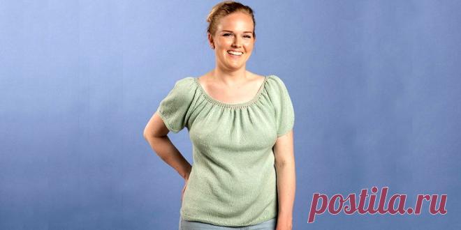 Свободная блуза спицами Annabelle - Вяжи.ру