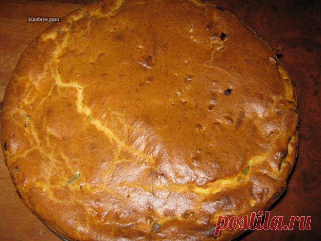 Закусочный пирог с куриной печенью