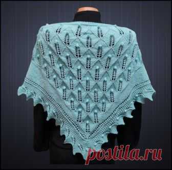 Вяжем мини-шаль 