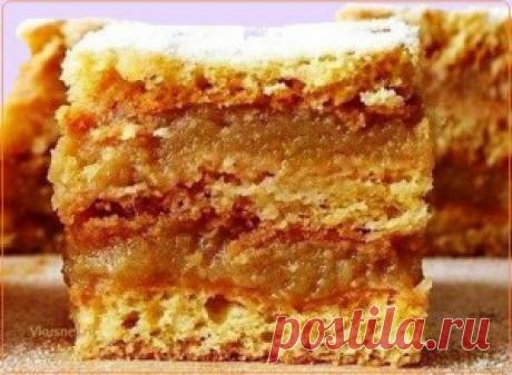 Слоеный яблочный пирог