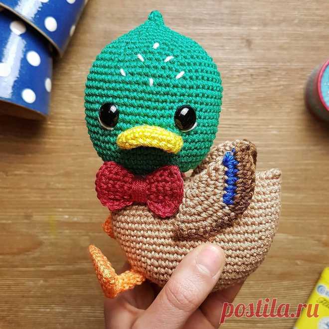Уточка амигуруми крючком | Схемы амигуруми