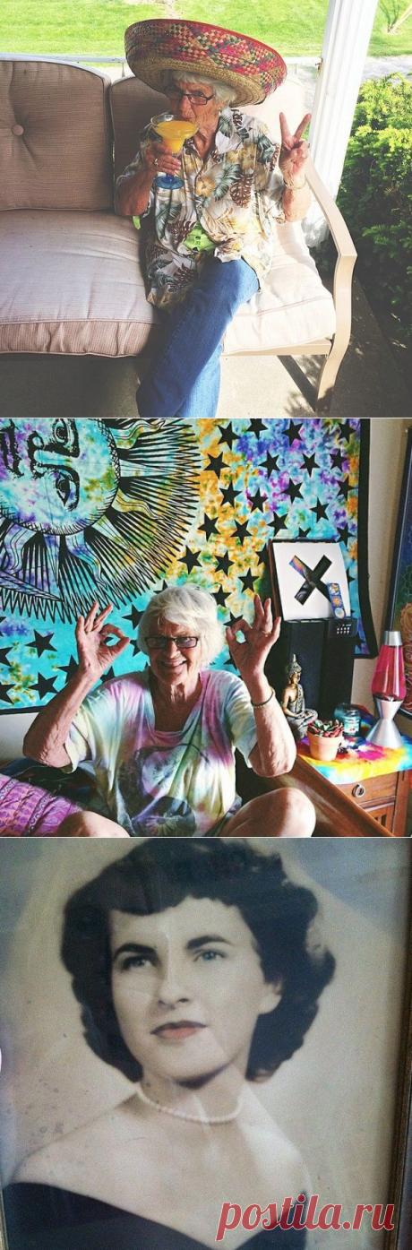 Моя бабушка курит трубку