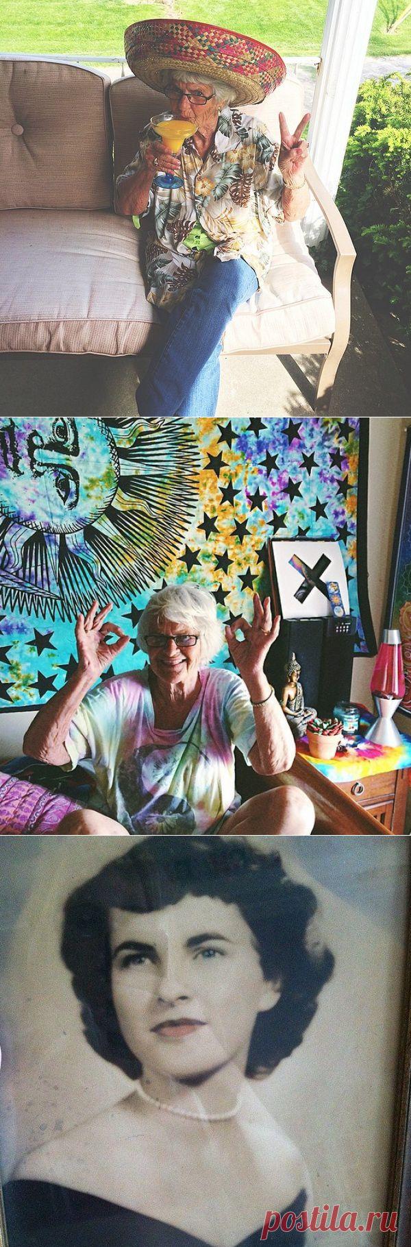 Моя бабушка курит трубку