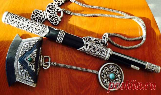 Нож бурятский. Литьё.