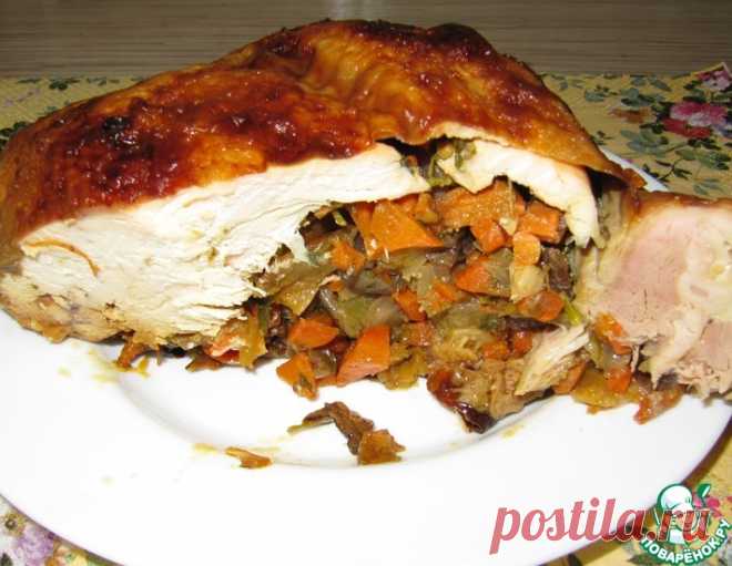 Курица без костей, запеченная в духовке – кулинарный рецепт