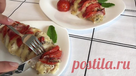 Куриная грудка с  ветчиной и сыром