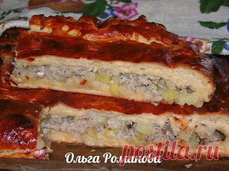 Пирог со скумбрией и картошкой  / X-Style