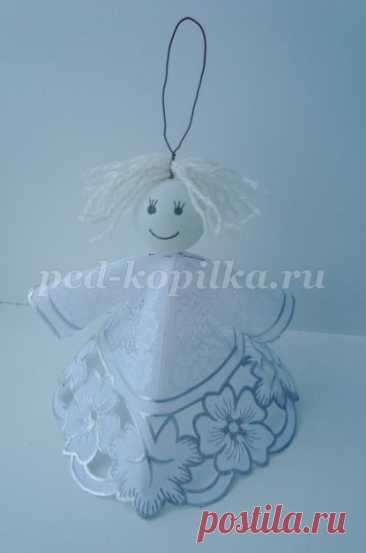 Ангелочек детскими руками